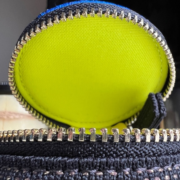 ROTHY’S ‘The Round Pouch” in Black and Gold - Picture 7 of 11